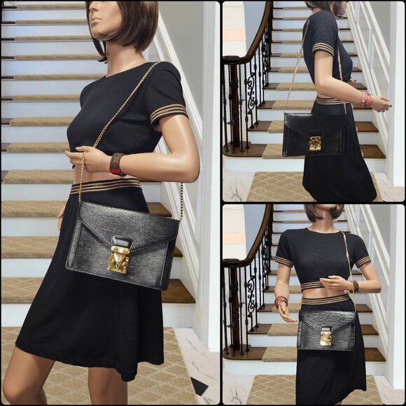 Louis Vuitton  Epi Pochette Dragonne Clutch - Picture 16 of 17